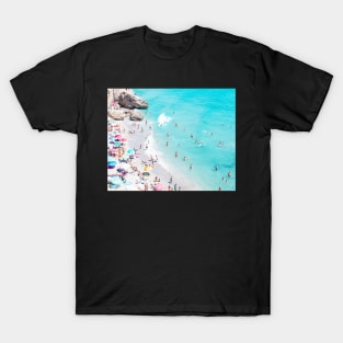 Coastal, Beach art, Blue Water, Sea, Ocean T-Shirt